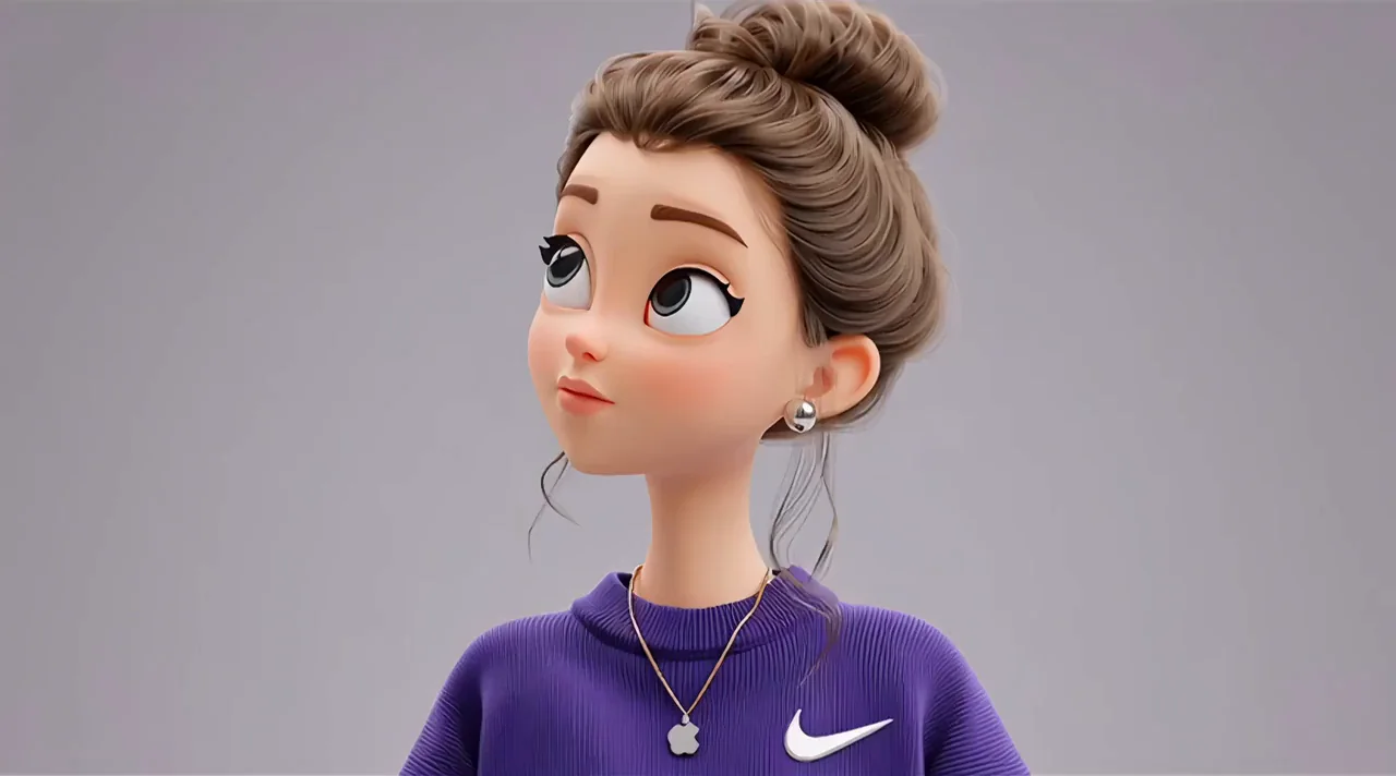 Stylized fitness character running while holding a phone