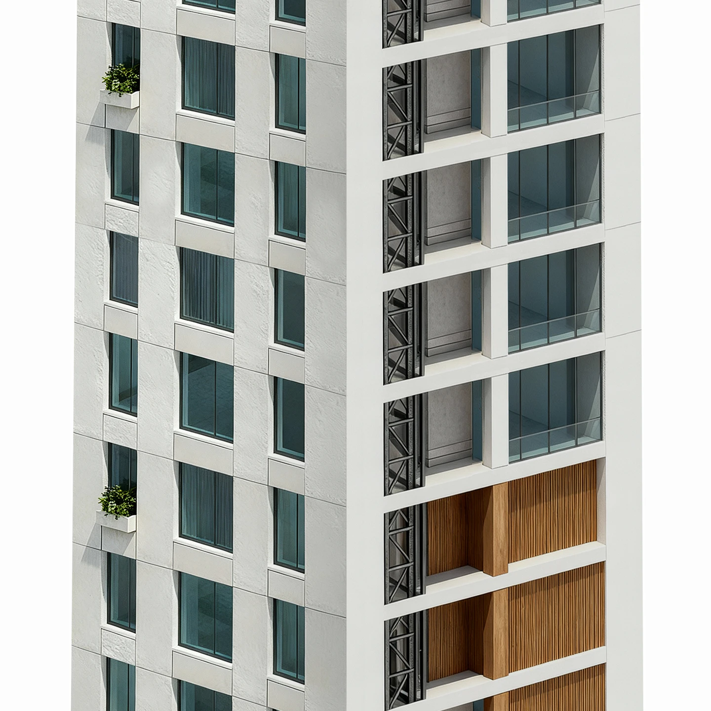 Structural framework rising in phase two of the Azimuth Builders building sequence