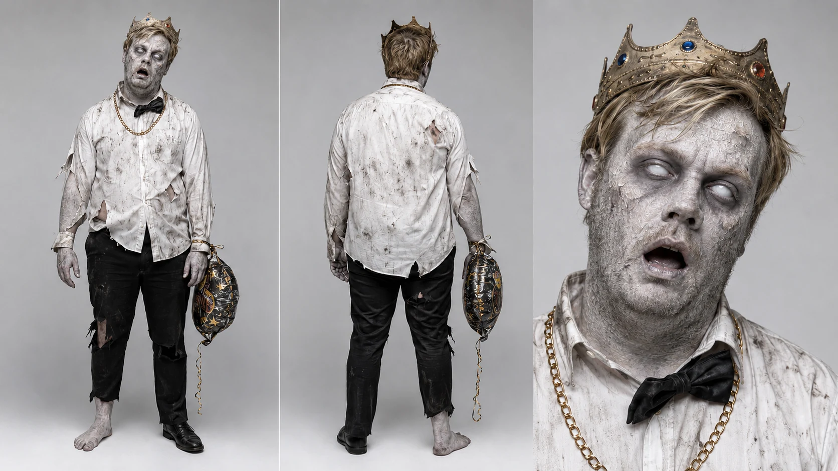 Chad the best man zombie reference sheet from Dead Wrong